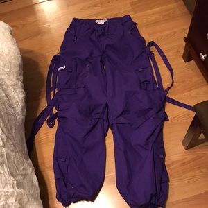 Purple cargo pants BRAMD NEW